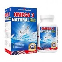 Fish oil Omega 3 Natural Principle Nutrition 60 Viên