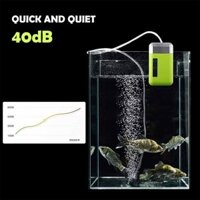 Fish Tank Air Pump Aquarium Aerator Oxygen with Air Stone Dry Battery Operated Outdoor Fishing Oxygenation Mini Aeration Pumps