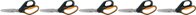 Fiskars 710150-1001 PowerArc Shears (10 Inch) - 5 Pack