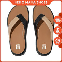 FITFLOP xỏ ngón màu đen phối nude