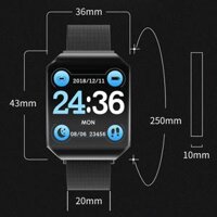 Fitness Bracelet  Monitor Support for IOS 8.0 Black - Silver