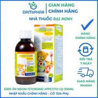 Fitobimbi Appetito Lọ 200ml – Hỗ Trợ Bé Ăn Ngon, Hấp Thụ Tốt –