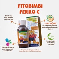 Fitobimbi Ferro C 200ml - Bổ Sung Sắt + Kẽm