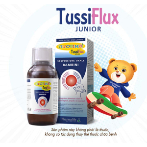 Fitobimbi Tussiflux junior – Giảm cảm cúm, giảm ho, giảm viêm họng cho bé