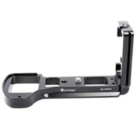 Fittest LB-A6500 dọc bắn Quick Release L tấm Bracket cơ sở Chủ cho Sony ILCE-6500 (A6500) Máy ảnh kim loại Ballhead (Black)