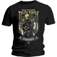 Five Finger Death Punch T Shirt Sniper Black Mens Rock Metal Tee FFDP