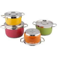 Bộ Nồi Inox Sắc Màu Fivestar FS08CM - 4 chiếc