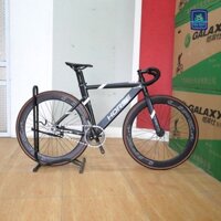 Fixed Gear tay cong, chiến mã trắng HORSE, khung nhôm khí động học, không mối hàn