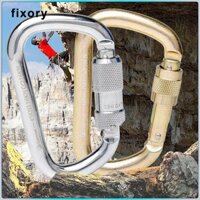 Fixory 45KN Rock Climbing Carabiner, Lock D- Twist Lock Carabiners