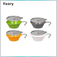Fixory Cắm Trại Bát Có Nắp Bát Thực Phẩm Bộ Đồ Ăn Nấu Ăn Bát Salad Nhẹ Cho Đi Bộ Đường Dài Thịt Nướng BBQ Câu Cá Dã Ngoại
