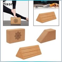 Fixory Cork Yoga Block Phụ kiện Yoga chống trượt cho sự ổn định Thiền tập thể dục
