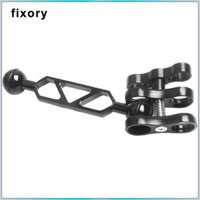 Fixory Dual Joint Ball Extension Arm Kẹp Mount cho máy ảnh lặn dưới nước