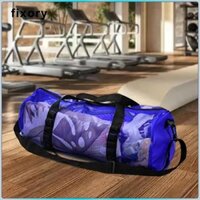 Fixory Lưới Duffle Túi Xách Nam Nữ Có Dây Đeo Vai Dây Kéo Áo Khoác Tập Gym Cho Thể Thao Dưới Nước Kayak Bể Bơi Lặn Bơi