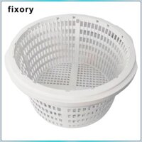 Fixory Strainer Skimmer Basket Accs Thay thế giỏ tròn màu trắng cho bể bơi