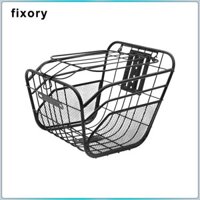 Fixory Xe Đạp Điện Giỏ Kim Loại Bền Chống Thấm Nước Có Thể Tháo Rời Dễ Dàng Lắp Đặt Làm Dày