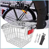 Fixory Xe Đạp Phía Sau Giỏ Xe Đạp Di Động Có Nắp Hàng Hóa Giá Cho Trẻ Em Xe Đạp Gấp Hầu Hết Giá Xe Đạp Phía Sau Đi Bộ Đường Dài Cắm Trại
