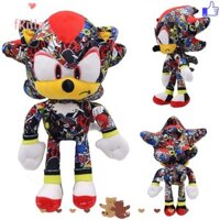 Fkilla1 Đồ chơi sang trọng Sonic, Búp bê nhồi bông nhím 30cm, Đuôi mềm mại sang trọng dễ thương Anime Hình búp bê cho bé trai bé gái