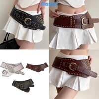 Fl 2000 Thắt lưng thắt lưng nữ Thắt lưng trang trí cho quần short Quần short Đinh tán mát mẻ Thắt lưng