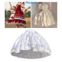 Fl Bé Gái Ren Petticoat Gothic Trang Phục Underskirt Nữ Có Thể Điều Chỉnh Xương Cá Hỗ Trợ Váy Ngắn Váy Cưới Accessor