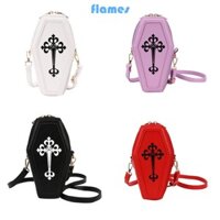 Fl dành cho Túi xách da sáng tạo cho Túi đeo chéo chéo quan tài Túi đeo vai cho Fes