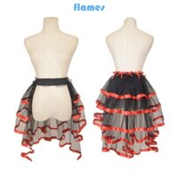 Fl Halloween Thắt Lưng Trên Bust Váy Thắt Lưng Ren Tulle Váy Váy Steampunk Victoria Thắt Lưng Tutu Váy Chiều Dài 105cm Quà Tặng
