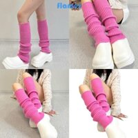 Fl Nữ Frilly Chân Ấm Dệt Kim Chân Dài Tất Ấm Sinh Viên Bé Gái 90 Boot Tất Dự Tiệc Trang Phục Dạo Phố Quà Tặng