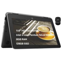 Flagship HP ProBook x360 11 G3 EE 2 in 1 Laptop 11.6” HD Touchscreen Intel 4-core Pentium Silver N5000 (Max Boost Clock Up to 2.7GHz) 8GB RAM 128GB...