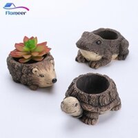 Flameer Animal Planter Pot Table Flowerpot Chậu mọng nước Động vật