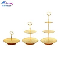 Flameer Bánh Đứng Trang Điểm Sắp Xếp Kệ Trái Cây Khô Tổ Chức Trang Sức Nhăn Khay Cho Mặt Bàn Sinh Nhật Nhà Bếp Cưới