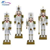 Flameer Nutcracker Hình Nutcracker Tượng Búp Bê Gỗ Điêu Khắc Gỗ Nutcracker Cho
