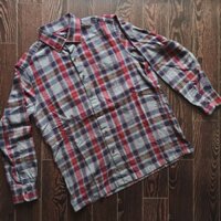 Flannel đỏ xám