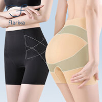 Flarixa Quần Short Lưng Cao Định Hình Eo An Toàn Cho Nữ