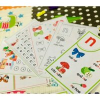 Flash card chữ cái giúp các bé tiền tiểu học tập đọc , đánh vần dễ dàng