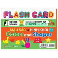 Flash Card - Thẻ Học Thông Minh Theo Phương Pháp Giáo Dục Sớm Glenn Doman - Màu Sắc Và Hình Khối - Colors And Shapes