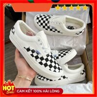 {FLASH SALE 10.10} Giày Vans caro lười , buộc dây hàng đẹp full box bill dành cho nam nữ freeship