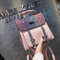 FLASH SALE⚡ BALO ĐI HỌC MINI KIM TUYẾN NHIỀU MÀU HÀN QUỐC