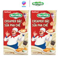 (FLASH SALE) Combo 02 hộp Creamer đặc Sữa pha chế có đường Nuti 1284g - NUTIFOOD - YOOSOO MALL
