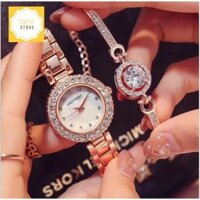 [FLASH SALE] Đồng Hồ Nữ EASTPOST Đính Đá Chính Hãng Dây Kim Loại Siêu Sang Chảnh, Đẳng Cấp - Tặng Vòng Tay Nữ Đính Đá