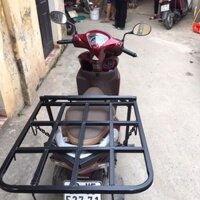 (flash sale )Giá chở hàng,giá xe máy 60.70 màu đen-đỏ