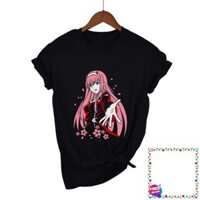 FLASH SALE (sale) Áo thun ZERO TWO DARLING IN THE FRANXX-áo Anime cực chất