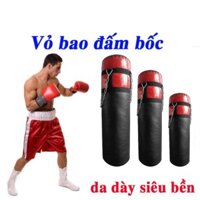 [FLASH❤️SALE] Vỏ bao cát đấm bốc tập võ không ruột bằng da dày, Vỏ bao đấm Boxing treo tập đấm bốc loại tốt