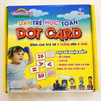 Flashcard Bộ Thẻ Dạy Trẻ Học Toán Dot Card Theo Phương Pháp Giáo Dục Sớm Glenn Doman Từ 3 Tháng Đến 6 Tuổi