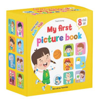 Flashcard - Bộ thẻ thư viện hình ảnh đầu tiên cho bé My First Picture Book 8 chủ đề song ngữ Anh Việt quét mã QR nghe