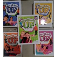 Flashcard Everybody Up starters - 4 (A5-2măt) (A5-1mặt )ép plastic