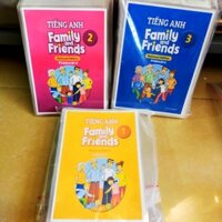 FLASHCARD FAMILY AND FRIENDS lớp 1,2,3,4,5 ép plastic(national edition)