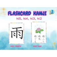 Flashcard Kanji các cấp độ N5,N4,N3,N2, thẻ học hán tự