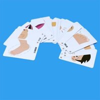 Flashcard tiếng Anh nhiều chủ đề, có phát âm và hình ảnh sinh động dành cho bé - Cơ thể con người