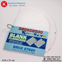 Flashcard Trắng 14.8x21 - Giấy ghi chú