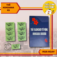 Flashcard Từ Vựng Tiếng Nhật Mimikara N3 - 880 Từ Vựng - Thẻ học từ vựng Mimikara N3 ( Bản mới nhất)