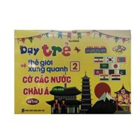 FlashCards - Dạy trẻ về thế giới xung quanh 2 - Cờ các nước châu Á (Tái bản)